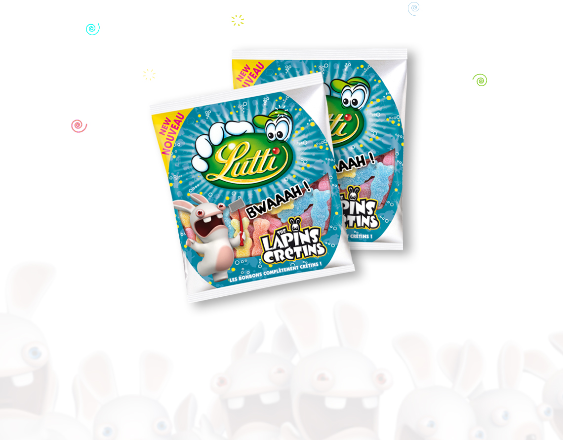 Lutti and The Raving Rabbids sweets
