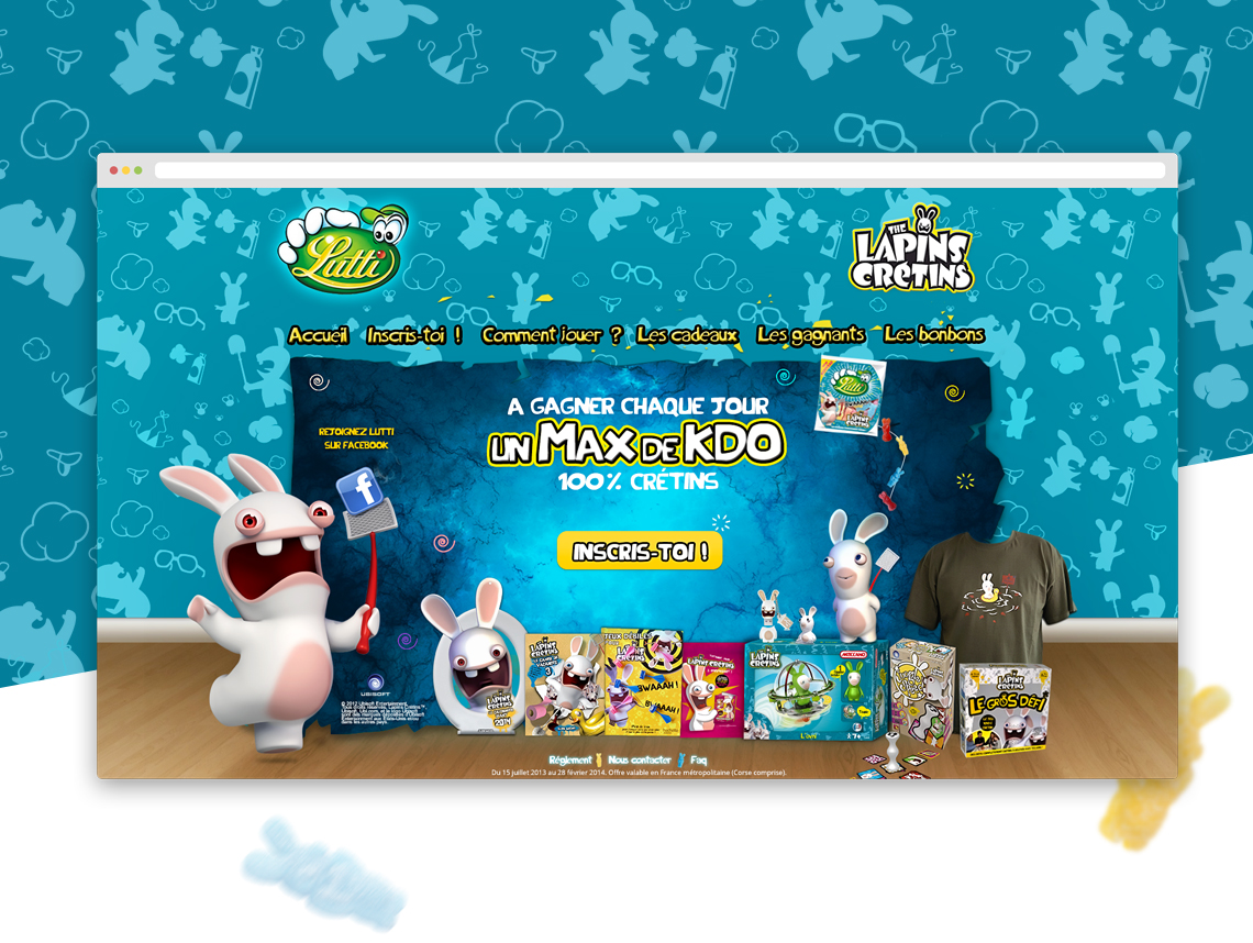 Lutti and The Raving Rabbids contest