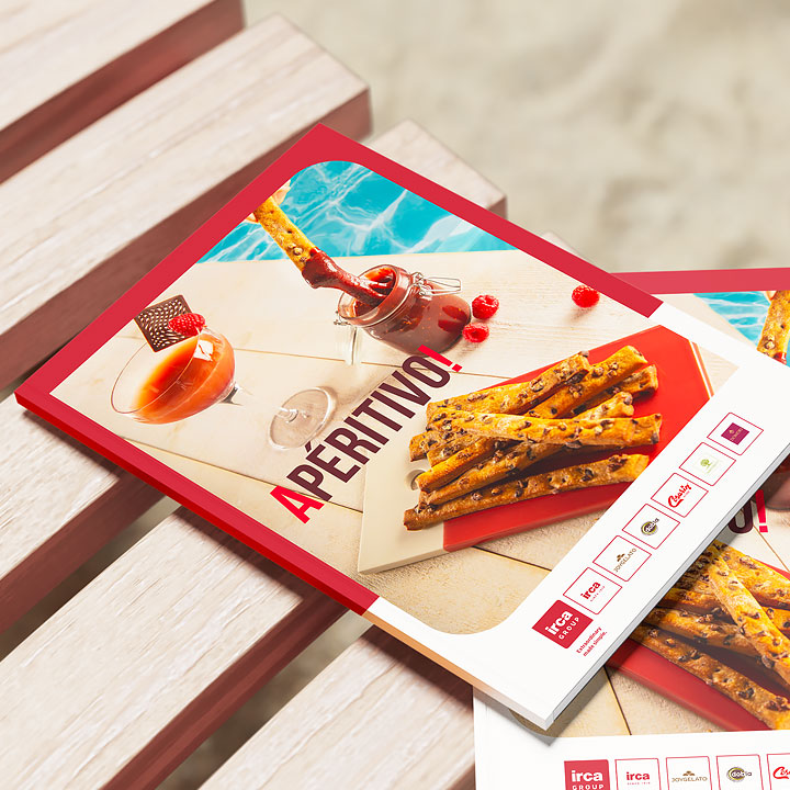 Cover of the Aperitivo recipe booklet.